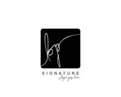 Initial BP beauty monogram and elegant logo design, handwriting logo of initial signature, wedding, fashion, floral and botanical with creative template. vector