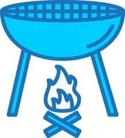 BBQ Grill Vector Icon