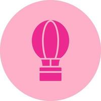 Hot Air Balloon Vector Icon