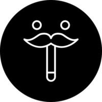 icono de vector de bigote