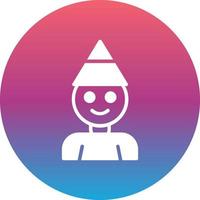 icono de vector de niño de cumpleaños