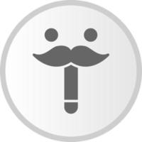 icono de vector de bigote