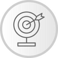 Dart Board Vector Icon