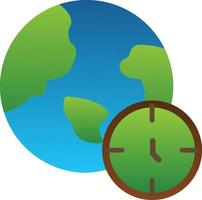 Time Zone Vector Icon Design