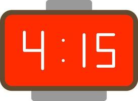 Digital Clock Vector Icon Design