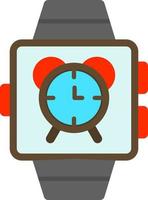 diseño de icono de vector de alarma de reloj inteligente