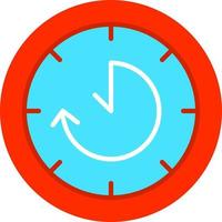 diseño de icono de vector de bucle de tiempo