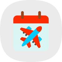 Travel Date Vector Icon Design