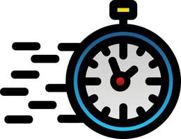 Fast Time Vector Icon Design