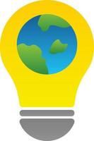 Earth Hour Vector Icon Design