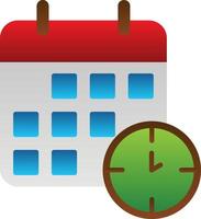 Time Management Vector Icon Design