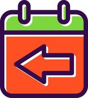 Yesterday Vector Icon Design