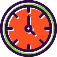 Wall Clock Vector Icon Design