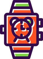 Smartwatch Alarm Vector Icon Design