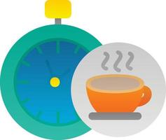 diseño de icono de vector de tiempo de té