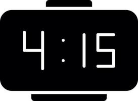 Digital Clock Vector Icon Design