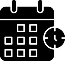 Time Plan Vector Icon Design