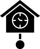 Cuckoo Clock Vector Icon Design