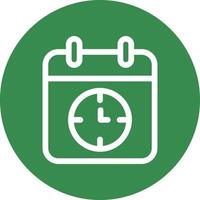 Deadline Vector Icon Design