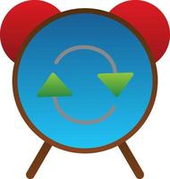 Alarm Repeat Vector Icon Design