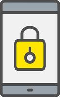 Smartphone Lock Vector Icon