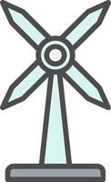 Windmill Vector Icon