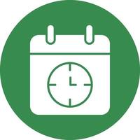 Deadline Vector Icon Design