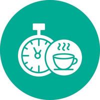 Tea Time Vector Icon Design