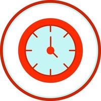 Wall Clock Vector Icon Design