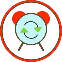 Alarm Repeat Vector Icon Design
