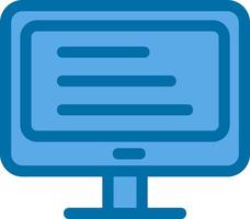 Monitor Vector Icon Design