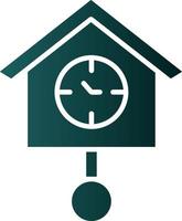 Cuckoo Clock Vector Icon Design