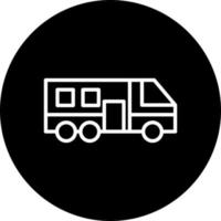 Camper Van Vector Icon