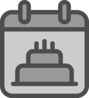 Birthday Date Vector Icon Design