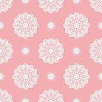 The geometric pattern with lines ,Tints of Pink Seamless pattern, Vector Seamless pattern. Repeating geometric, Seamless floral pattern.