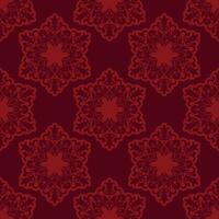 Seamless background with decorative flowers. Mexico. Design with manual hatching. Ethnic boho ornament. Textile. Vector illustration for web design or print.