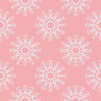 el patrón geométrico con líneas, tintes de patrón sin costura rosa, patrón sin costura vectorial. repitiendo patrones florales geométricos y sin costuras. vector