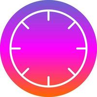 Wall Clock Vector Icon Design