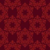 Seamless background with decorative flowers. Mexico. Design with manual hatching. Ethnic boho ornament. Textile. Vector illustration for web design or print.