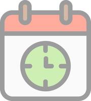 Deadline Vector Icon Design