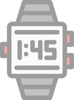 diseño de icono de vector de reloj inteligente