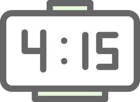 Digital Clock Vector Icon Design