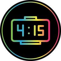 Digital Clock Vector Icon Design