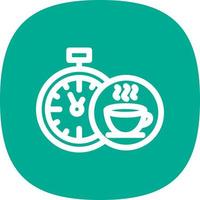 Tea Time Vector Icon Design