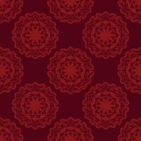 Seamless background with decorative flowers. Mexico. Design with manual hatching. Ethnic boho ornament. Textile. illustration for web design or print. vector