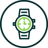 diseño de icono de vector de reloj de pulsera