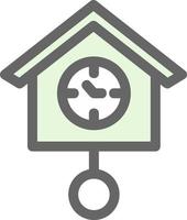 Cuckoo Clock Vector Icon Design