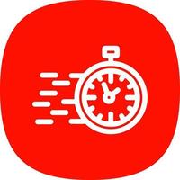 diseño de icono de vector de tiempo rápido