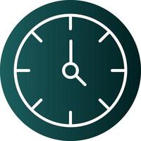 Wall Clock Vector Icon Design