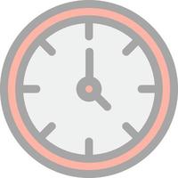 Wall Clock Vector Icon Design